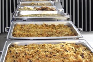 Food on Chafing dishes - Rice - Hub Rasul Program 2016