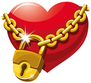 Heart_Locked with golden Chain