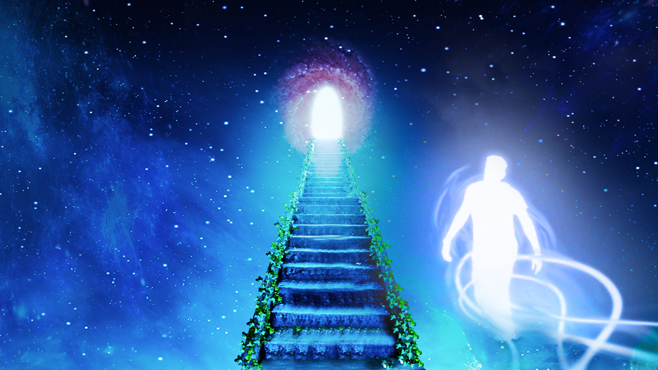 Miraj ascension soul ruh spirit, miraj,door to heaven, staircase to heavens, ascension of the believer,