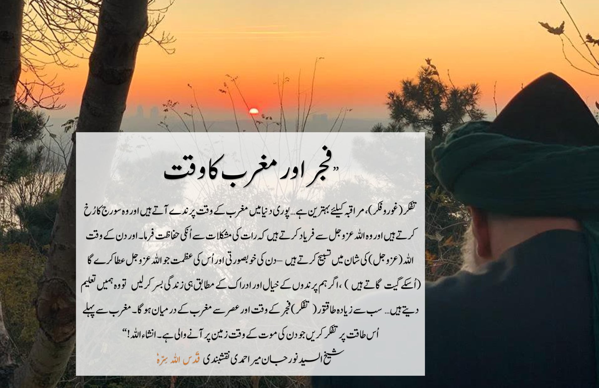 Q&A Session with Shaykh Sayed Nurjan qs
Q6: Sayidee, if I cannot make taffaku...