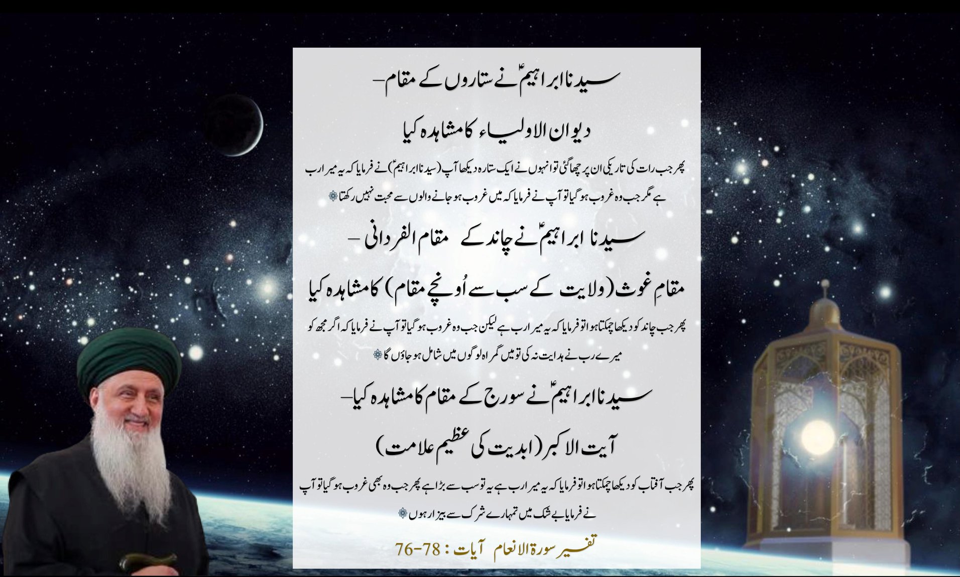 Sayedena Ibrahim’s (as) Quest to Find Allah (AJ) – La Shareek, La Shabih سید...