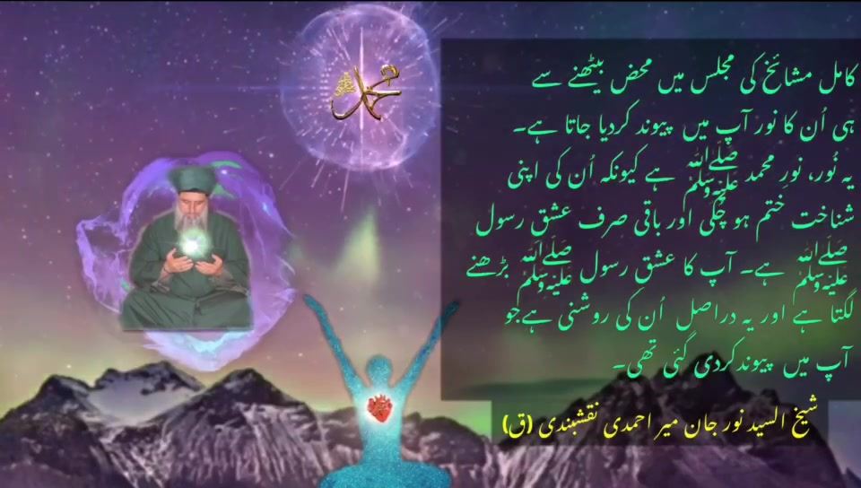 شیخ سیّد نورجان میر احمدی نقشبندی (ق) کی سنہری تعلیمات سے اقتباس۔ بِسْمِ اللَّ...