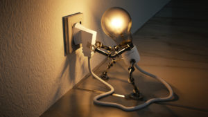 light bulb plugging itself in,light bulb,connection,electricity,