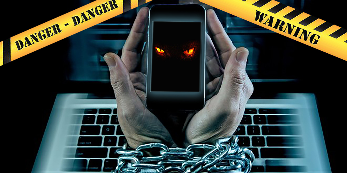 online addiction demons possession danger internet